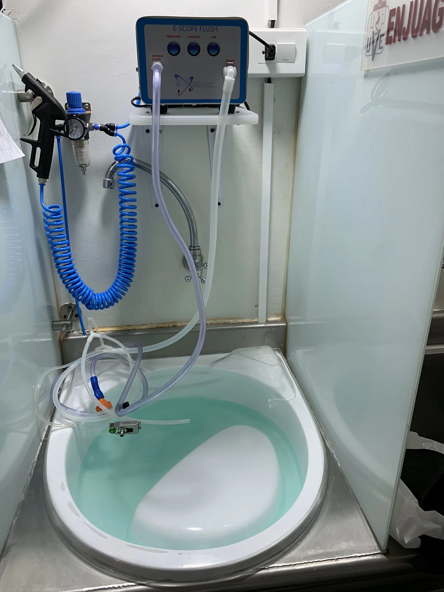 Después de la modernización - sistema E-Scope Flush instalado